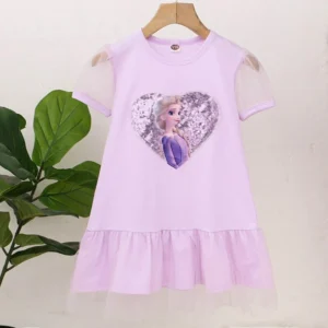 Vestido de niña rosado